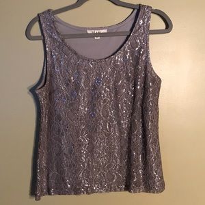 Silver Tank Top
